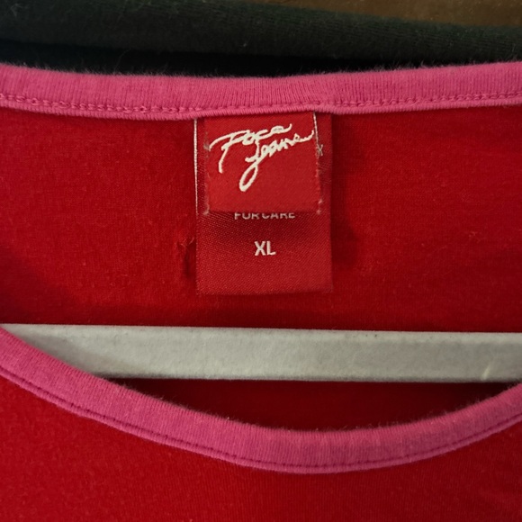 Vintage paco jeans Red and Blue Long Sleeve Top with belt and cutout detail - Picture 4 of 6